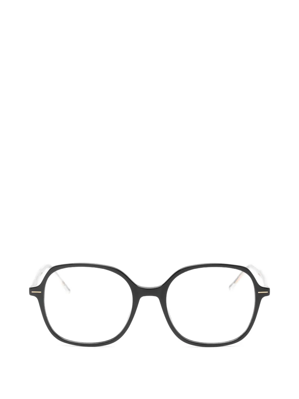 BOSS square-frame glasses - Braun