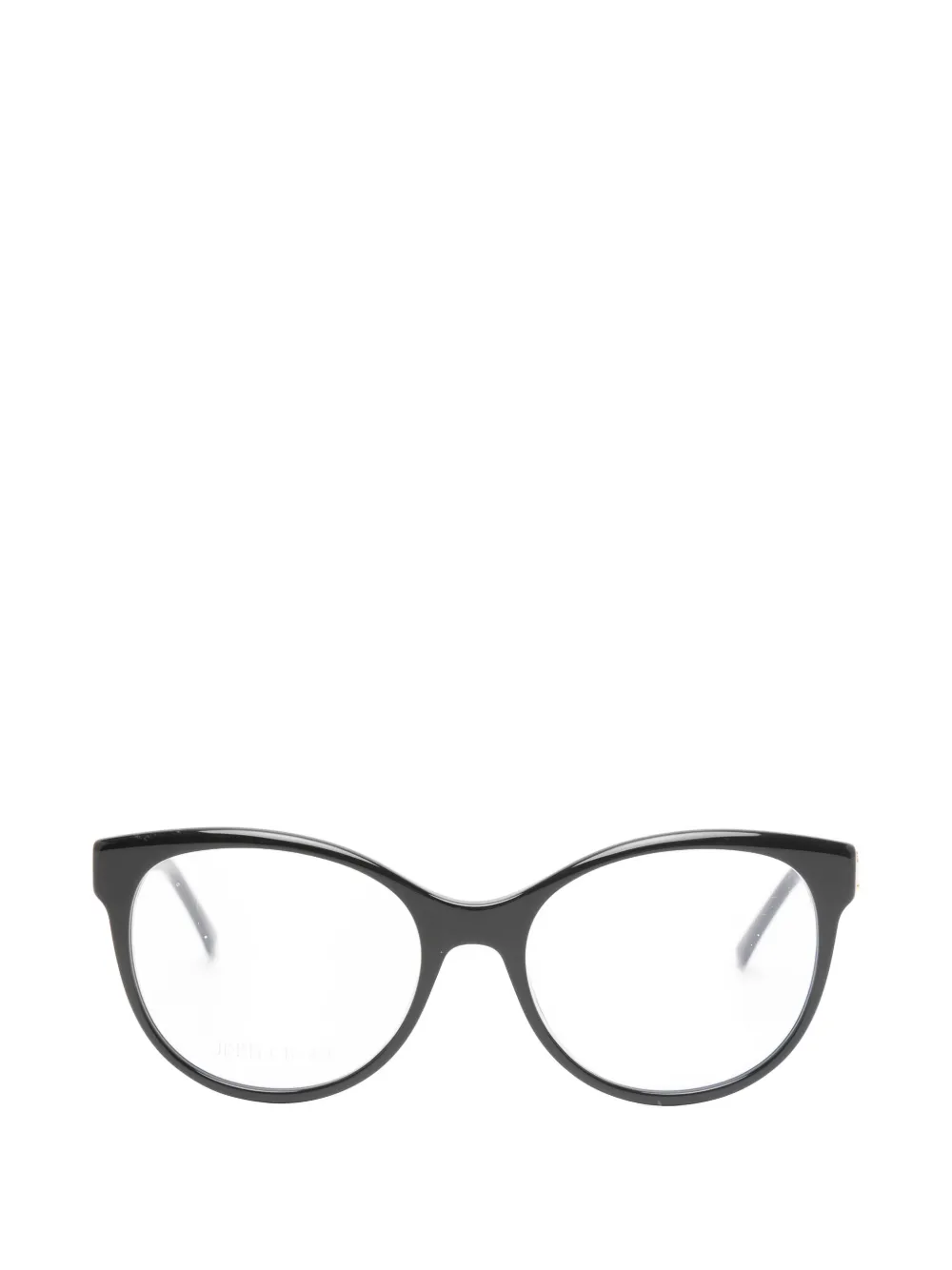 Jimmy Choo Eyewear logo-embellished cat-eye glasses - Nero