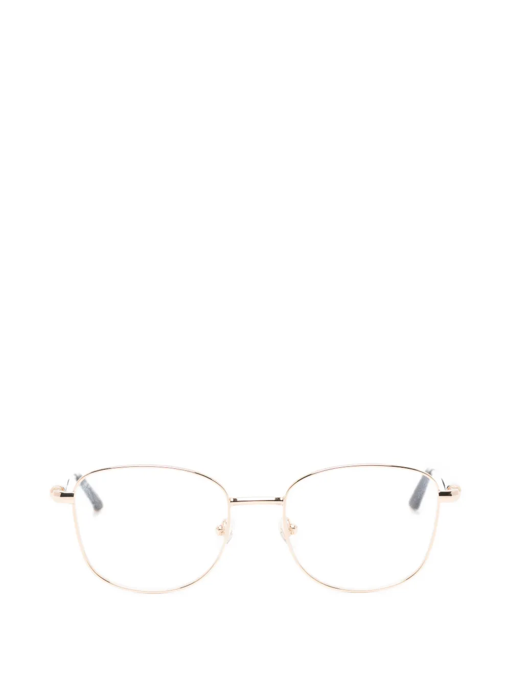 Jacquemus geometric-frame glasses - Gold