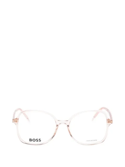 BOSS square-frame glasses
