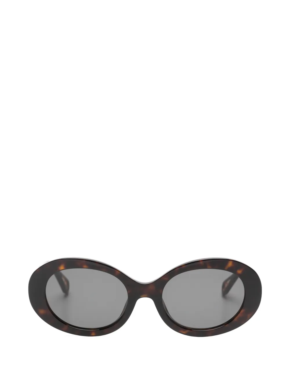 Zadig&Voltaire tortoiseshell-effect round-frame sunglasses - Marrone