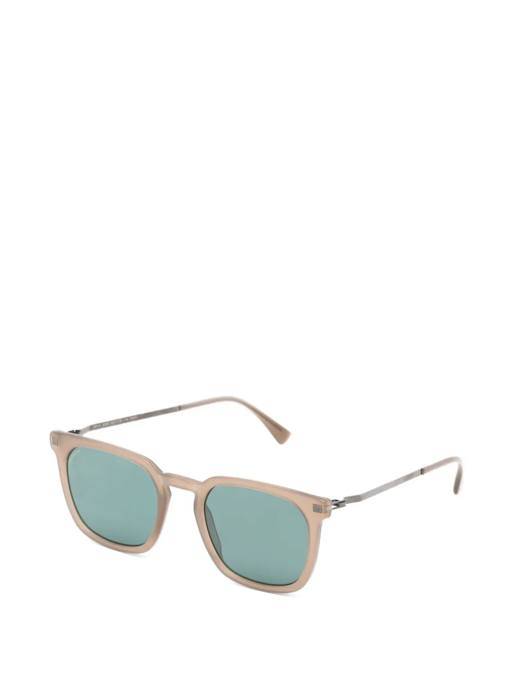 Mykita Borga zonnebril met vierkant montuur Bruin