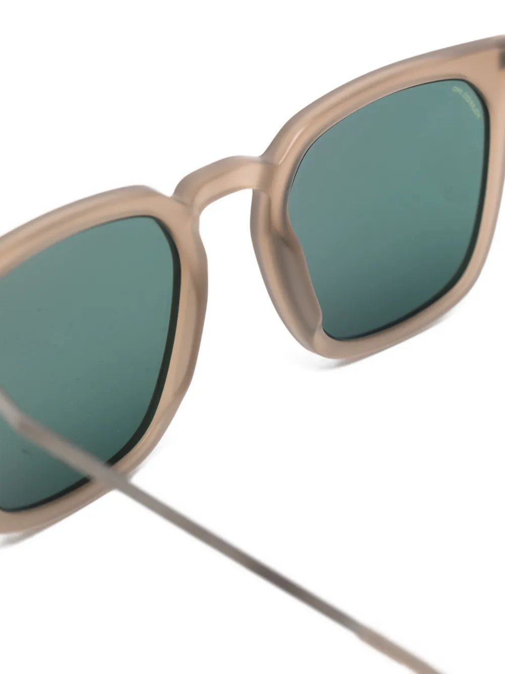 Mykita Borga zonnebril met vierkant montuur Bruin