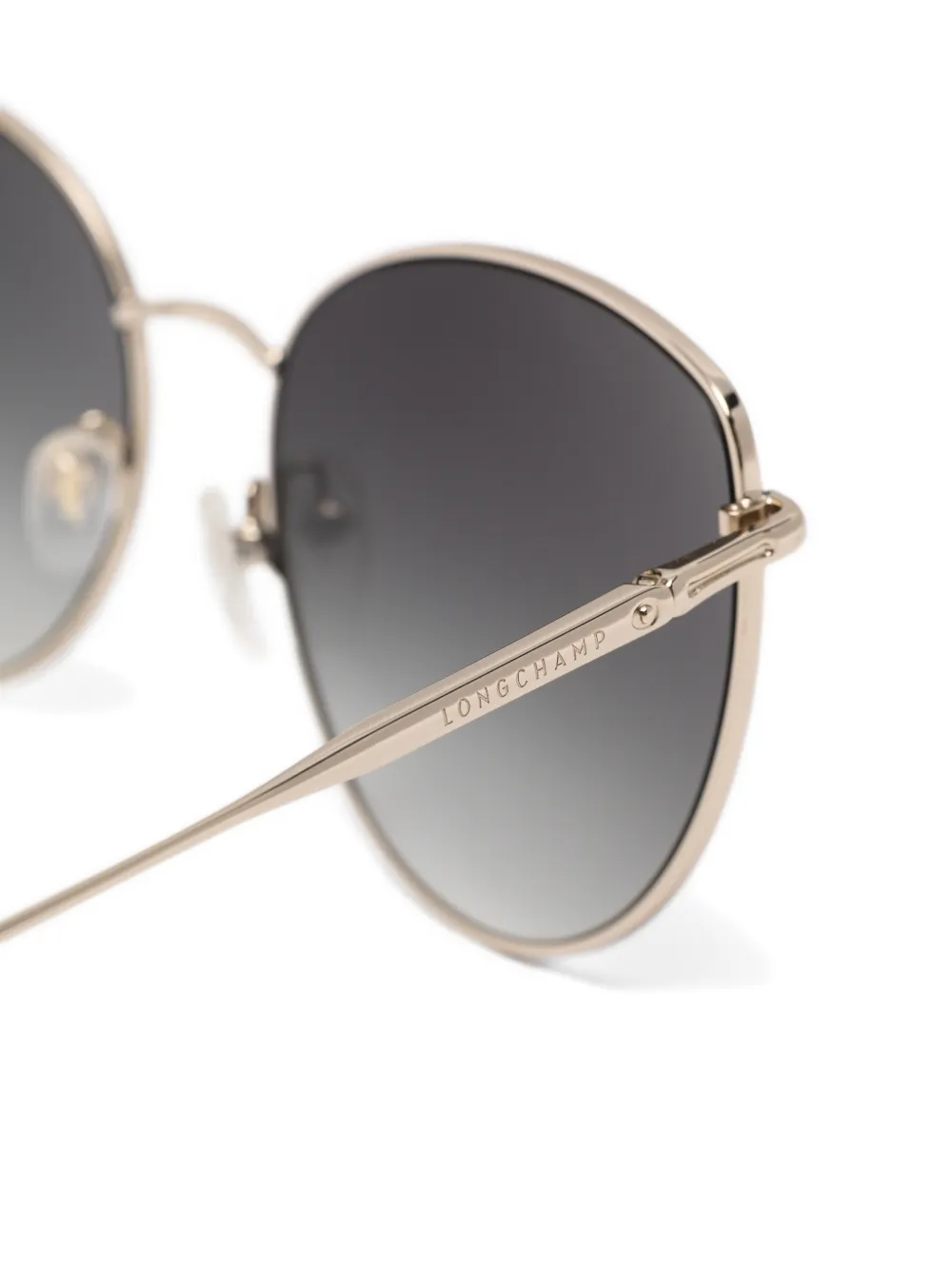 Longchamp Zonnebril met kleurverloop Zilver