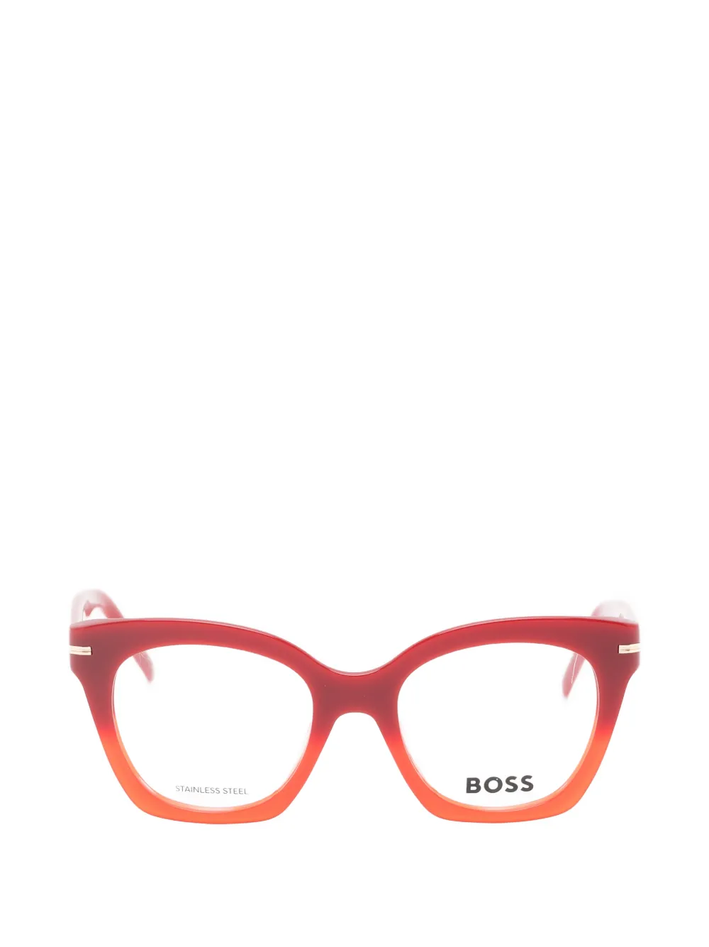 BOSS cat-eye glasses - Rot