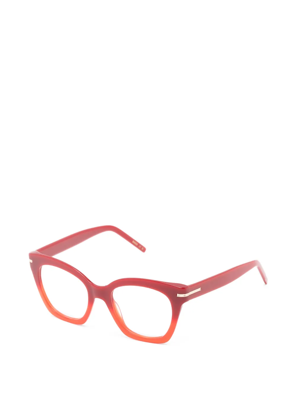 BOSS Bril met cat-eye montuur Rood