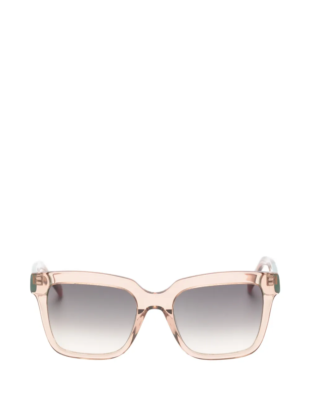 Benetton Jesi Square-frame Sunglasses In Brown