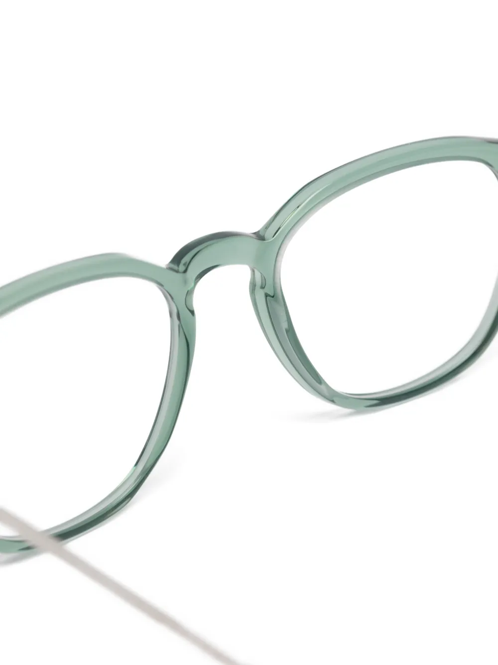 Mykita Yura bril met rond montuur Groen