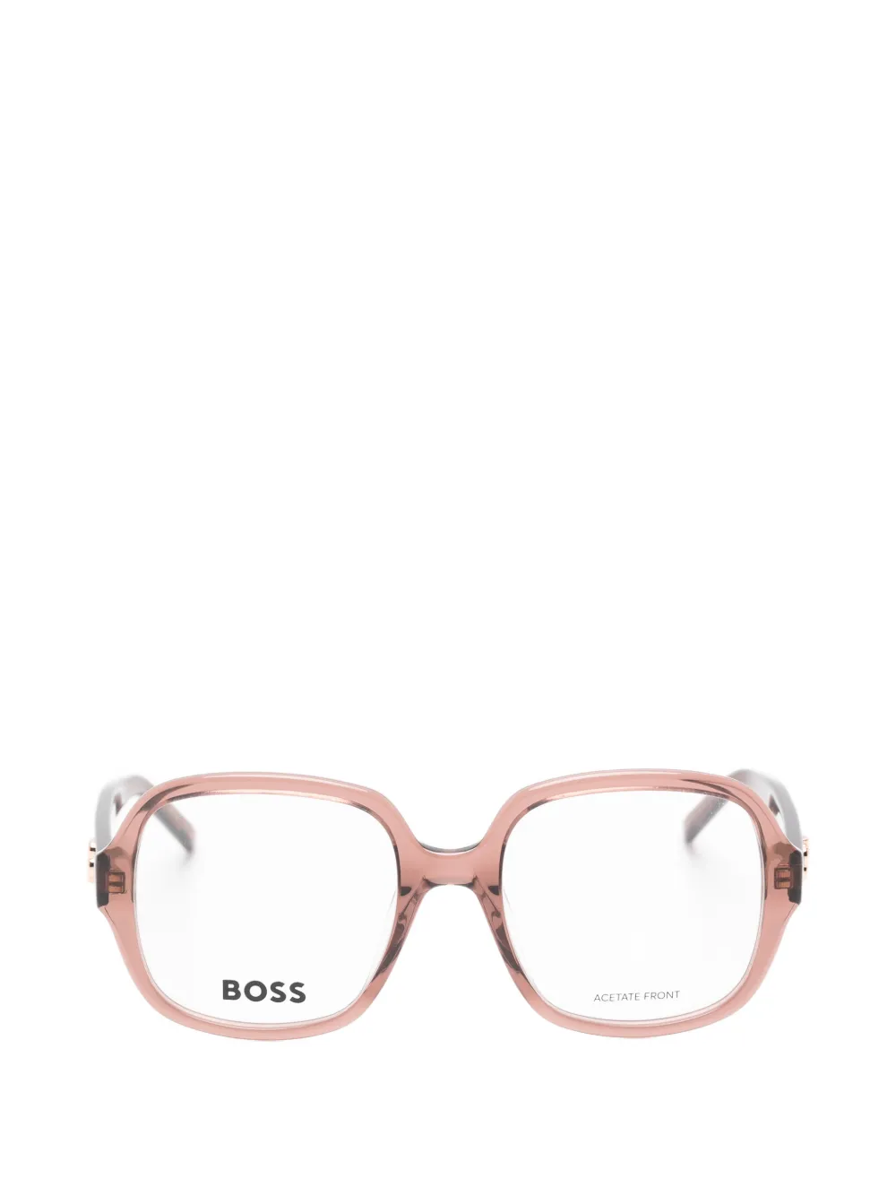 BOSS square-frame glasses - Rosa