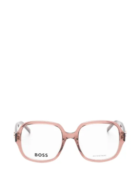 BOSS square-frame glasses