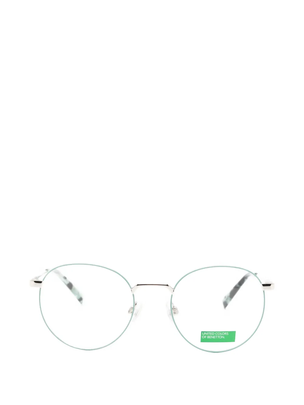 Benetton Round-frame Glasses In Blue