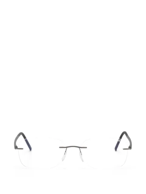 Silhouette rimless rectangle glasses
