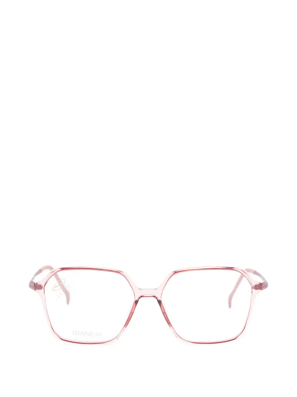 STEPPER EYEWEAR geometric-frame glasses - Rosa