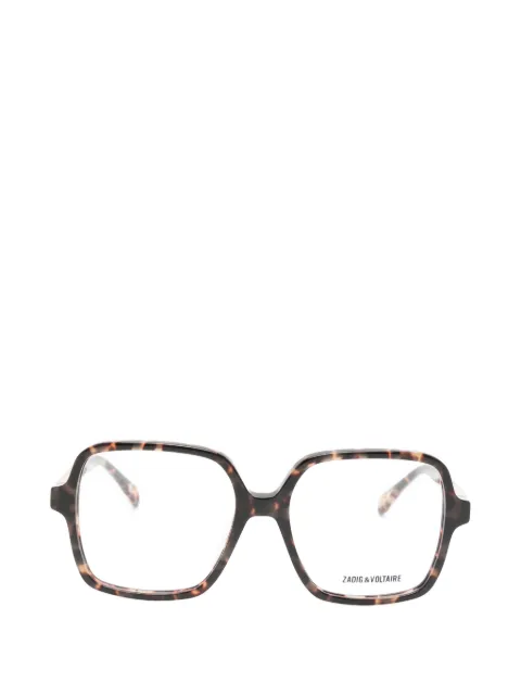 Zadig&Voltaire logo-plaque square-frame glasses