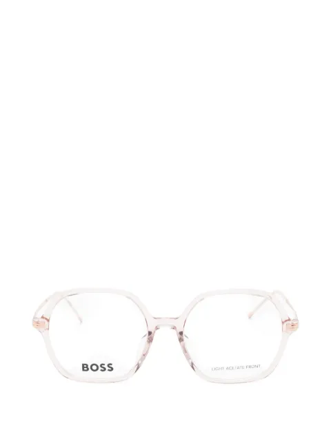 BOSS geometric-frame glasses