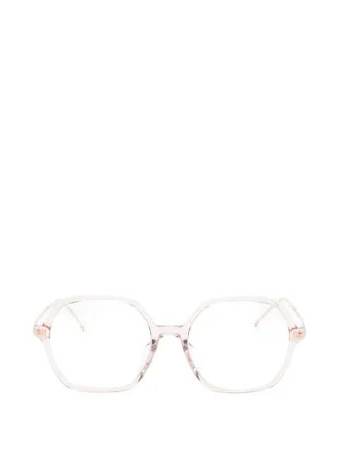 BOSS geometric-frame glasses