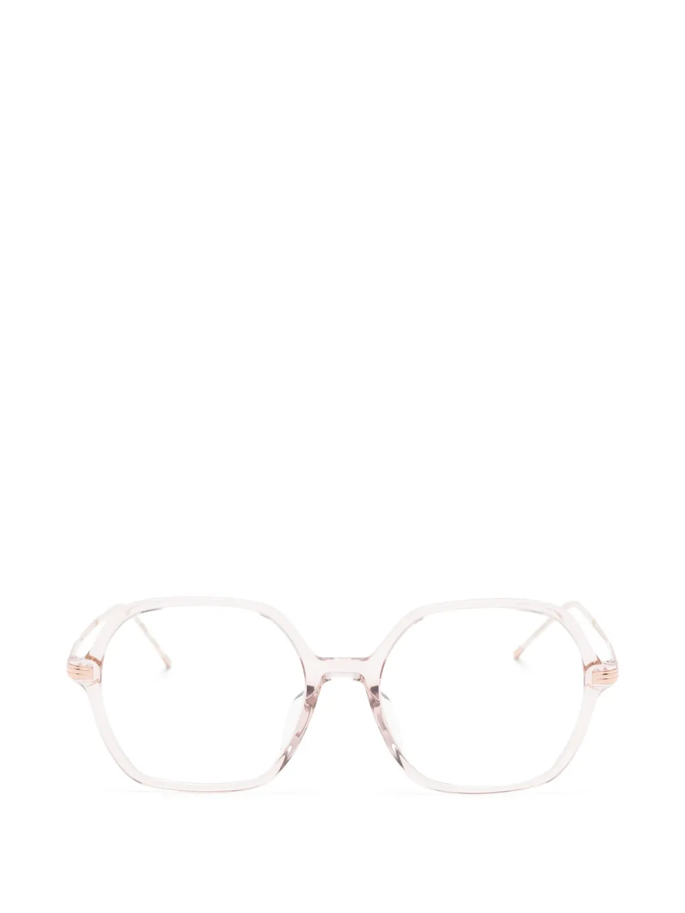 BOSS geometric-frame glasses - Rosa