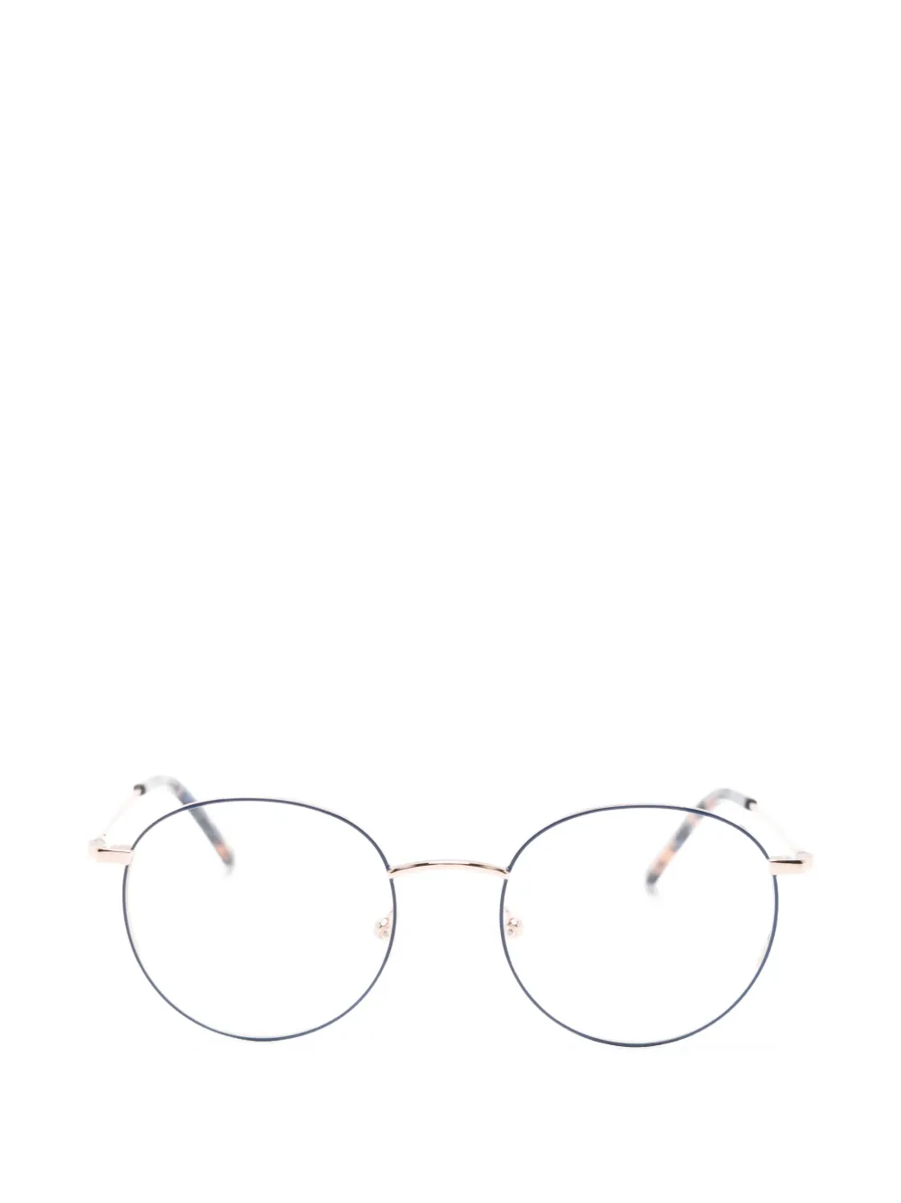 CHARLES STONE round-frame glasses - Blu