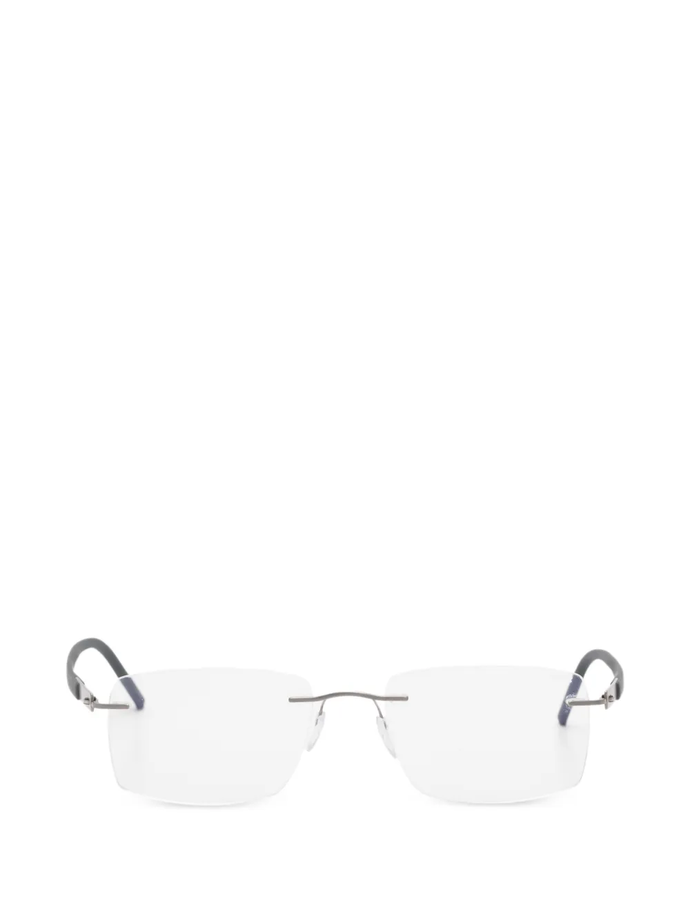 Silhouette rimless rectangle glasses - Grigio