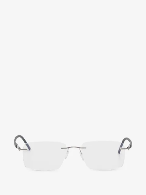 Silhouette rimless rectangle glasses