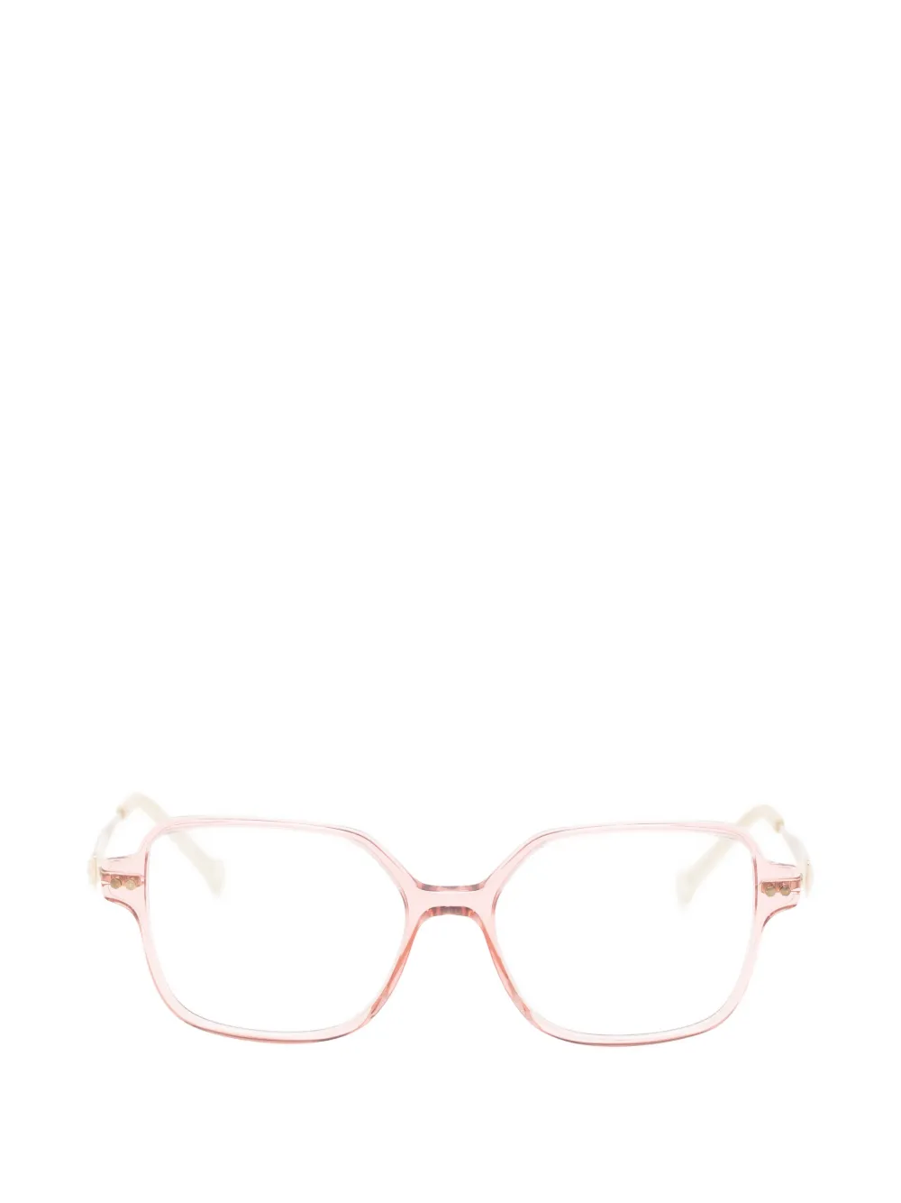iGreen geometric-frame glasses - Rosa