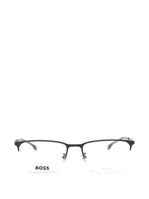 BOSS square-frame glasses