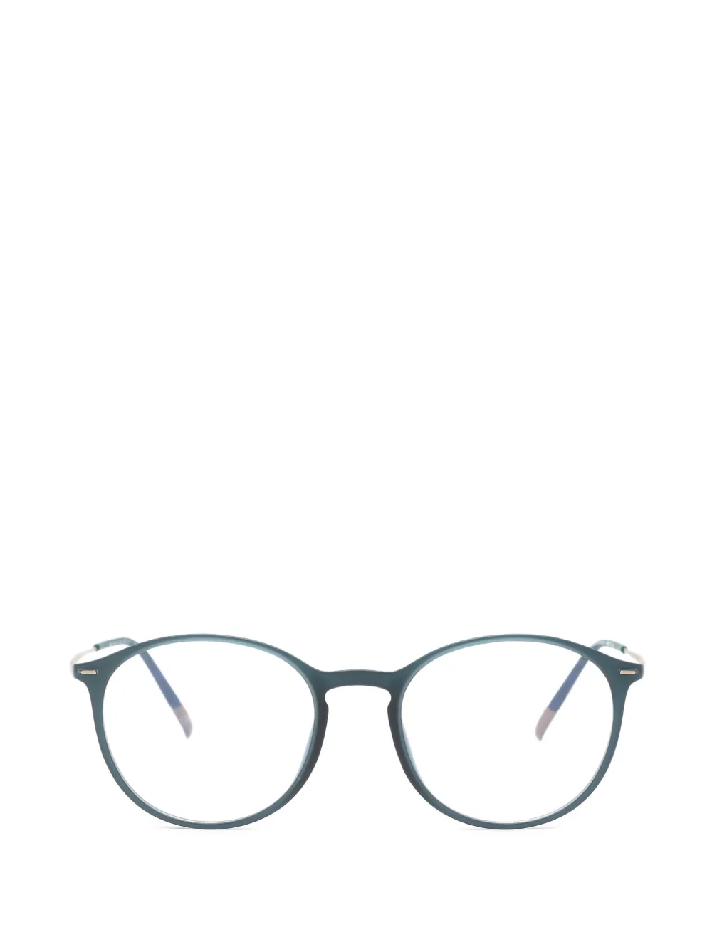 Silhouette round-frame glasses - Blu