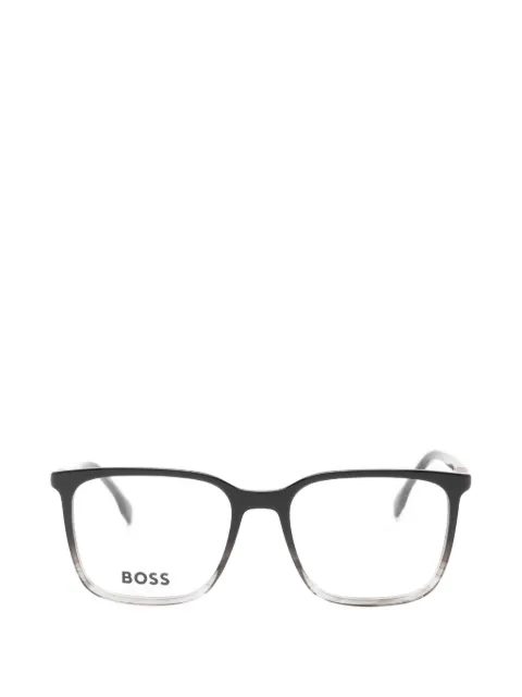 BOSS gradient-effect square-frame glasses