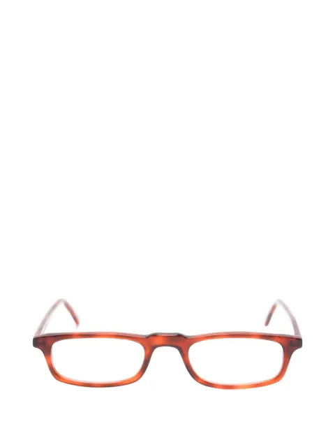 Sociel lentes con armazón rectangular estilo carey