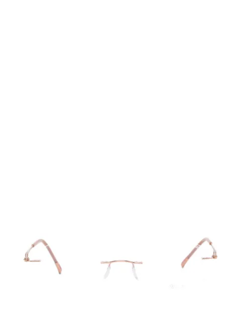 Silhouette rimless cat-eye glasses