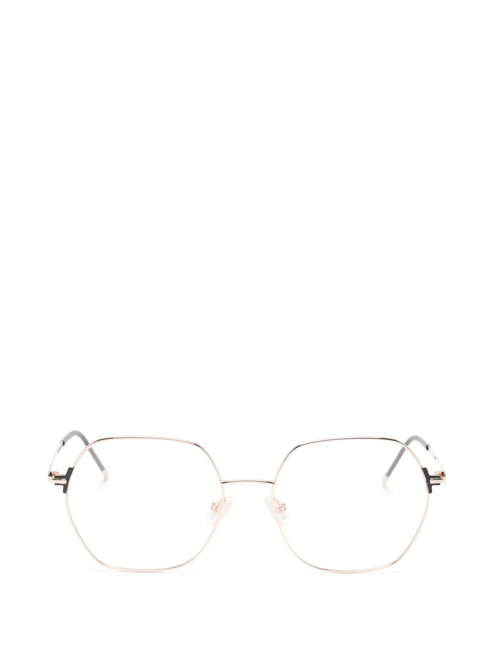 BOSS geometric-frame glasses - Oro