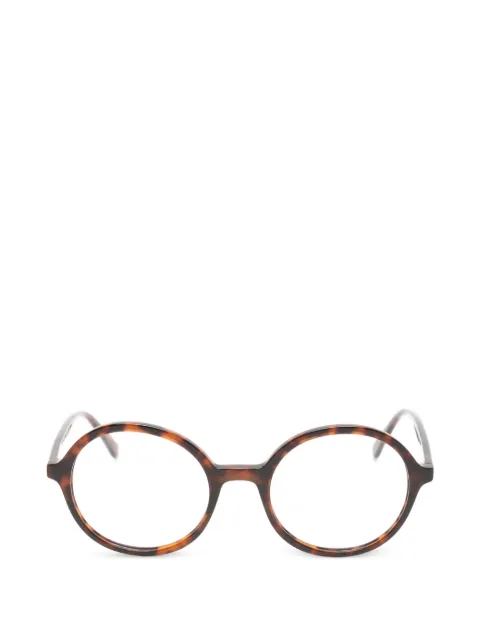 Benetton tortoiseshell-effect round-frame glasses