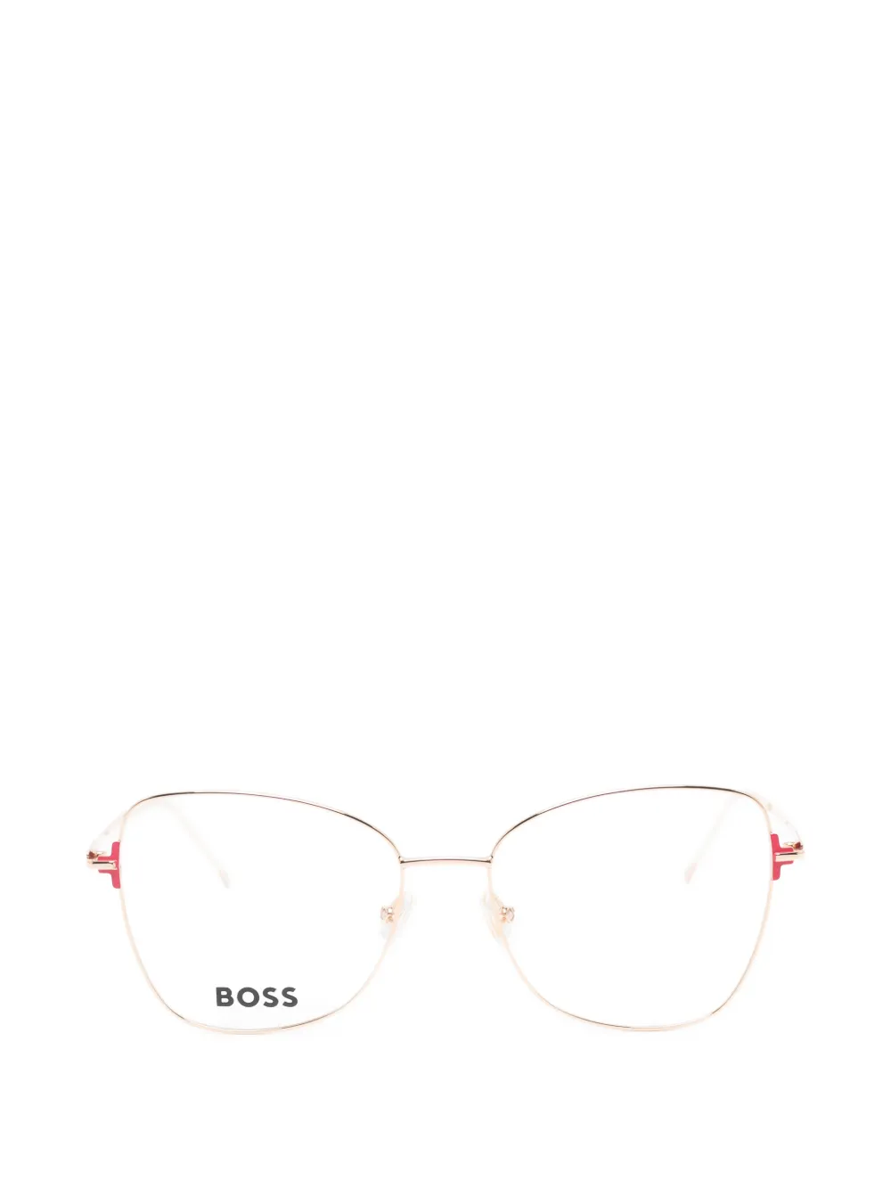 BOSS square-frame glasses - Gold