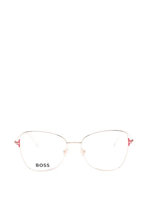 BOSS square-frame glasses