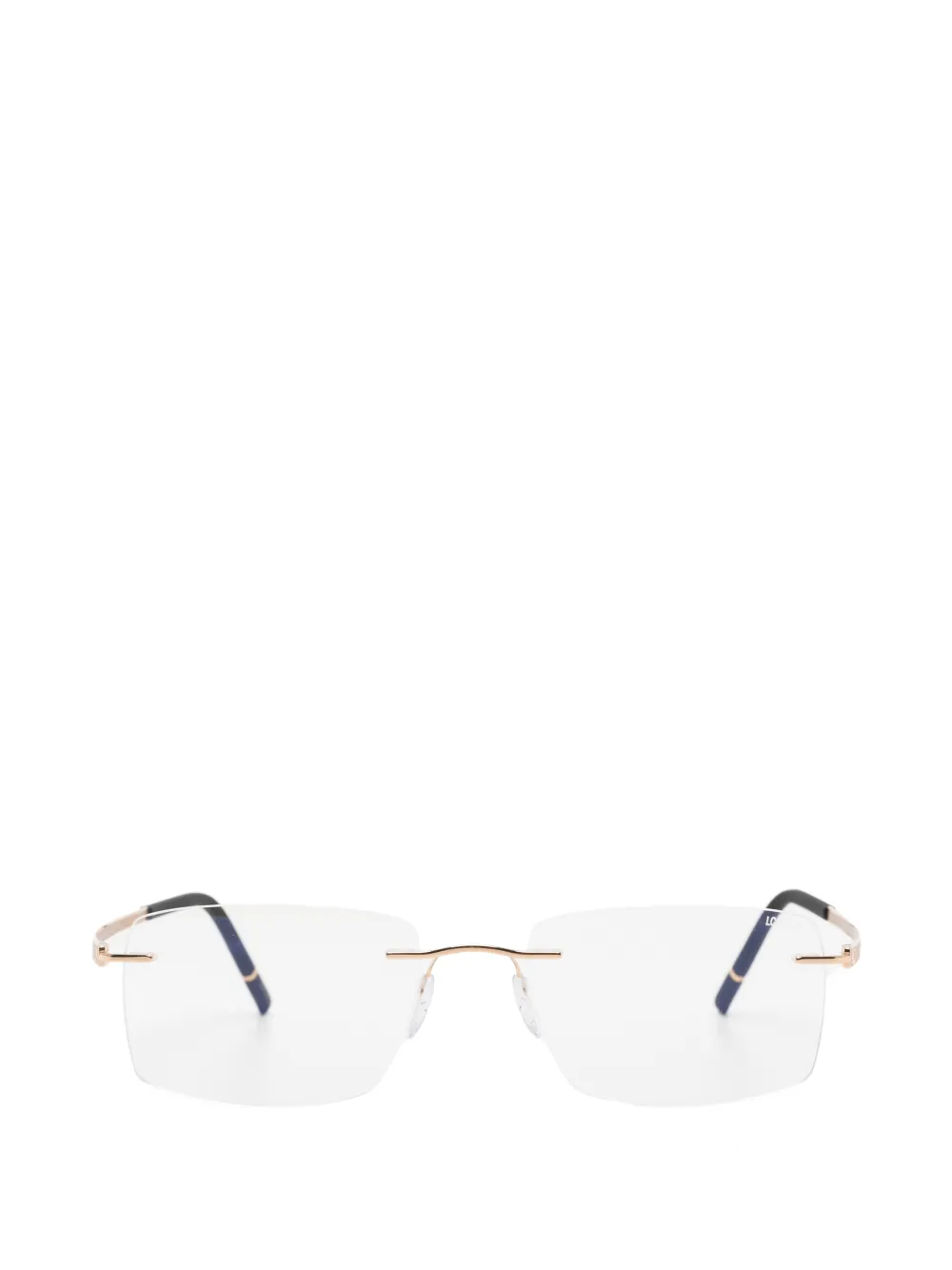 Silhouette rimless rectangle-frame glasses - Oro