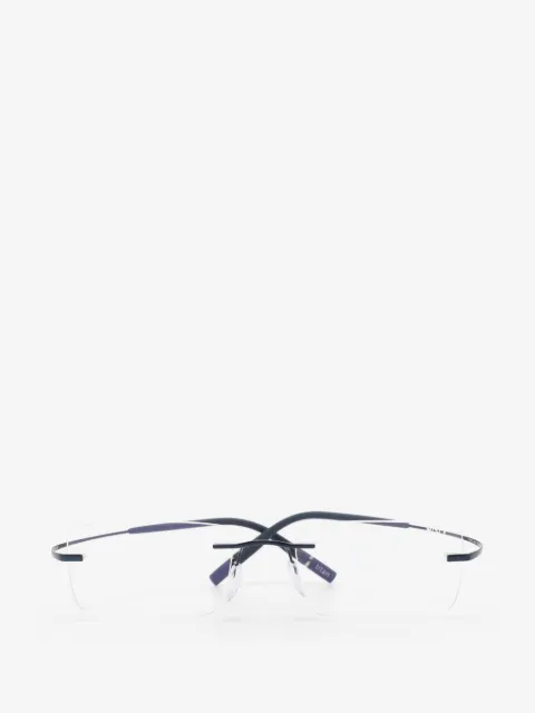 Silhouette rimless rectangle-frame glasses