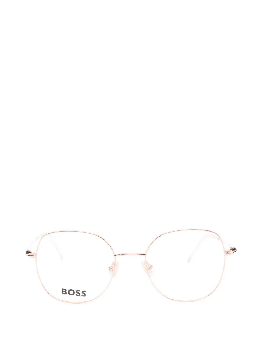 BOSS round-frame glasses - Rosa