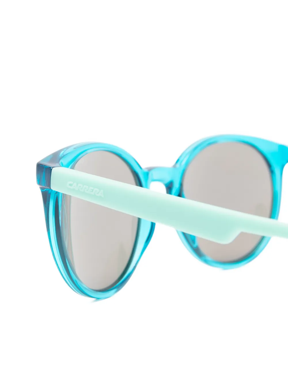 Carrera Zonnebril met rond montuur Blauw