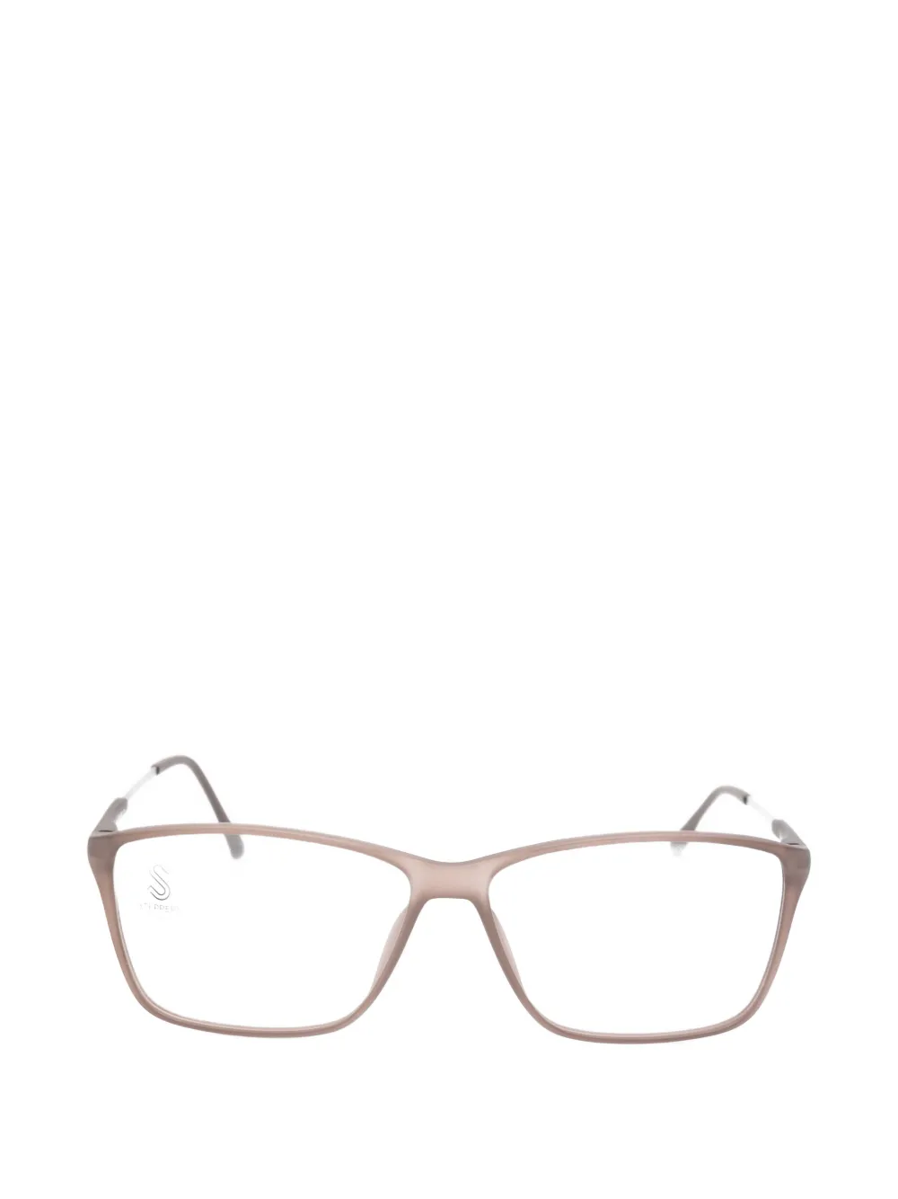 STEPPER EYEWEAR rectangle-frame glasses - Braun