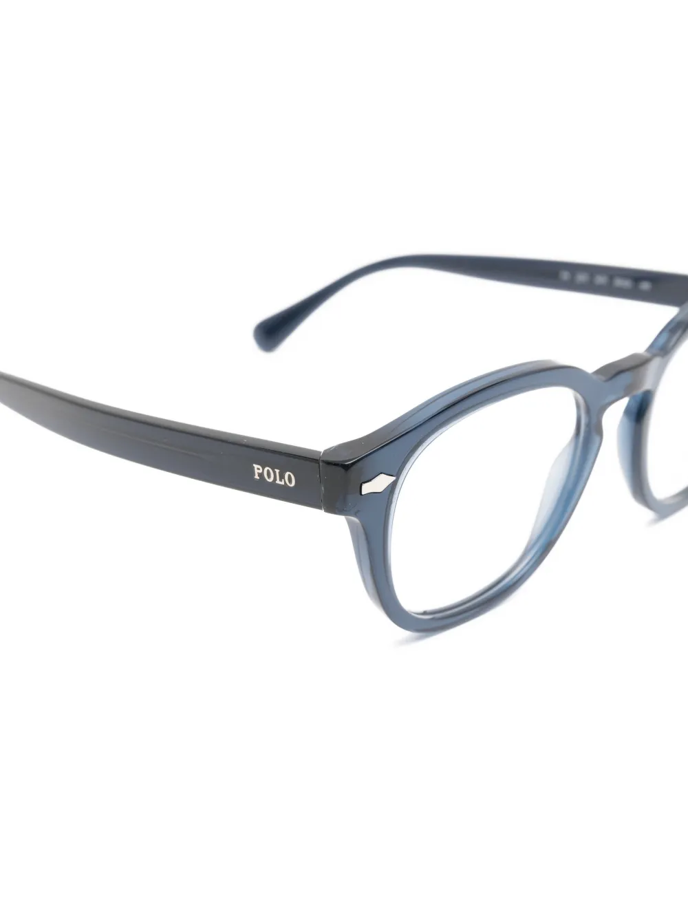 POLO RALPH LAUREN EYEWEAR Bril met rond montuur Blauw