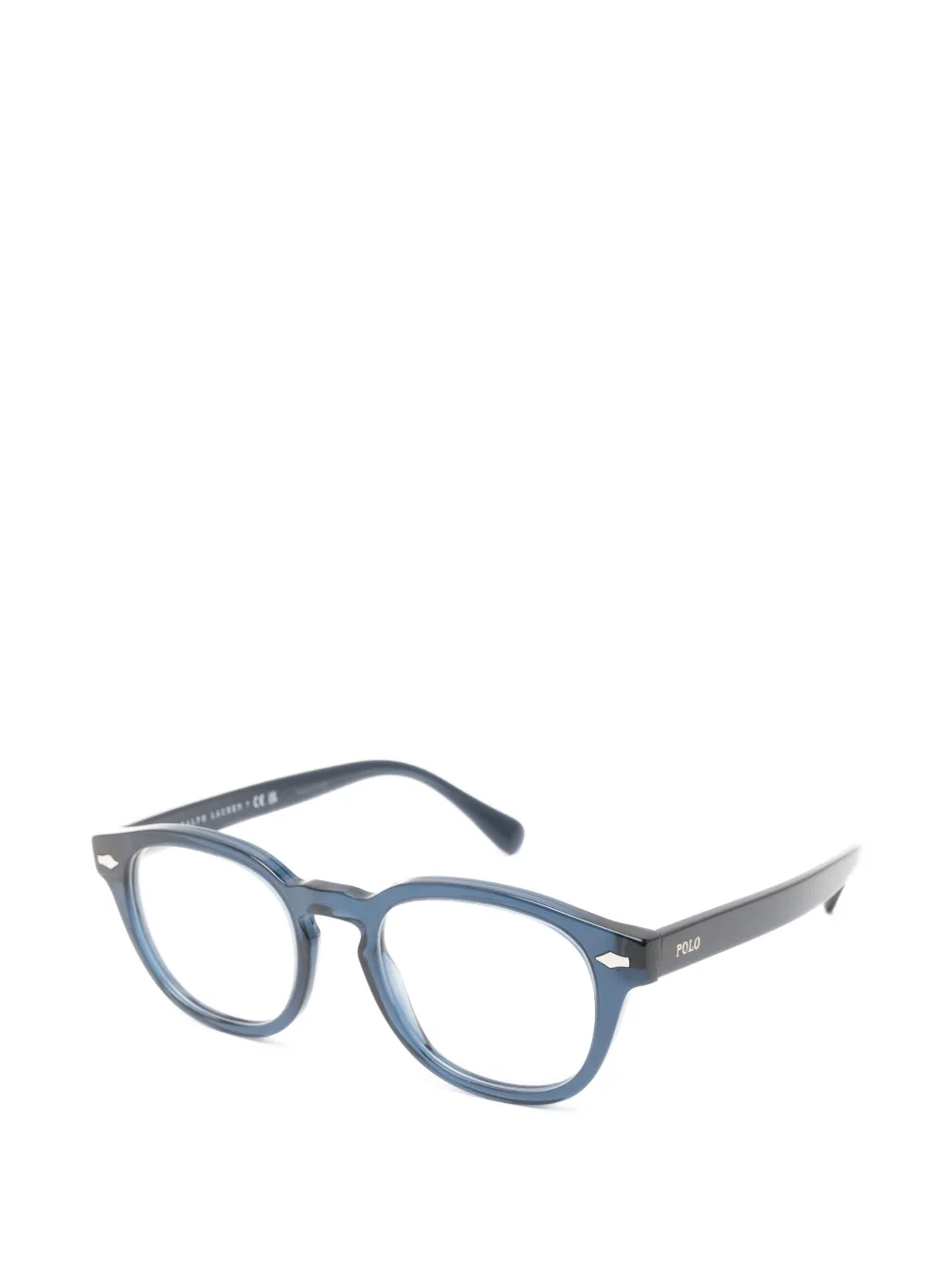 POLO RALPH LAUREN EYEWEAR Bril met rond montuur Blauw