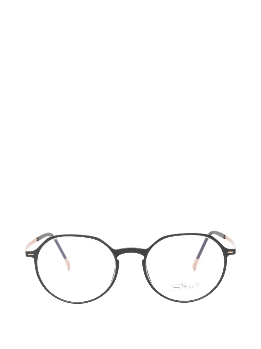 Silhouette round-frame glasses - Nero