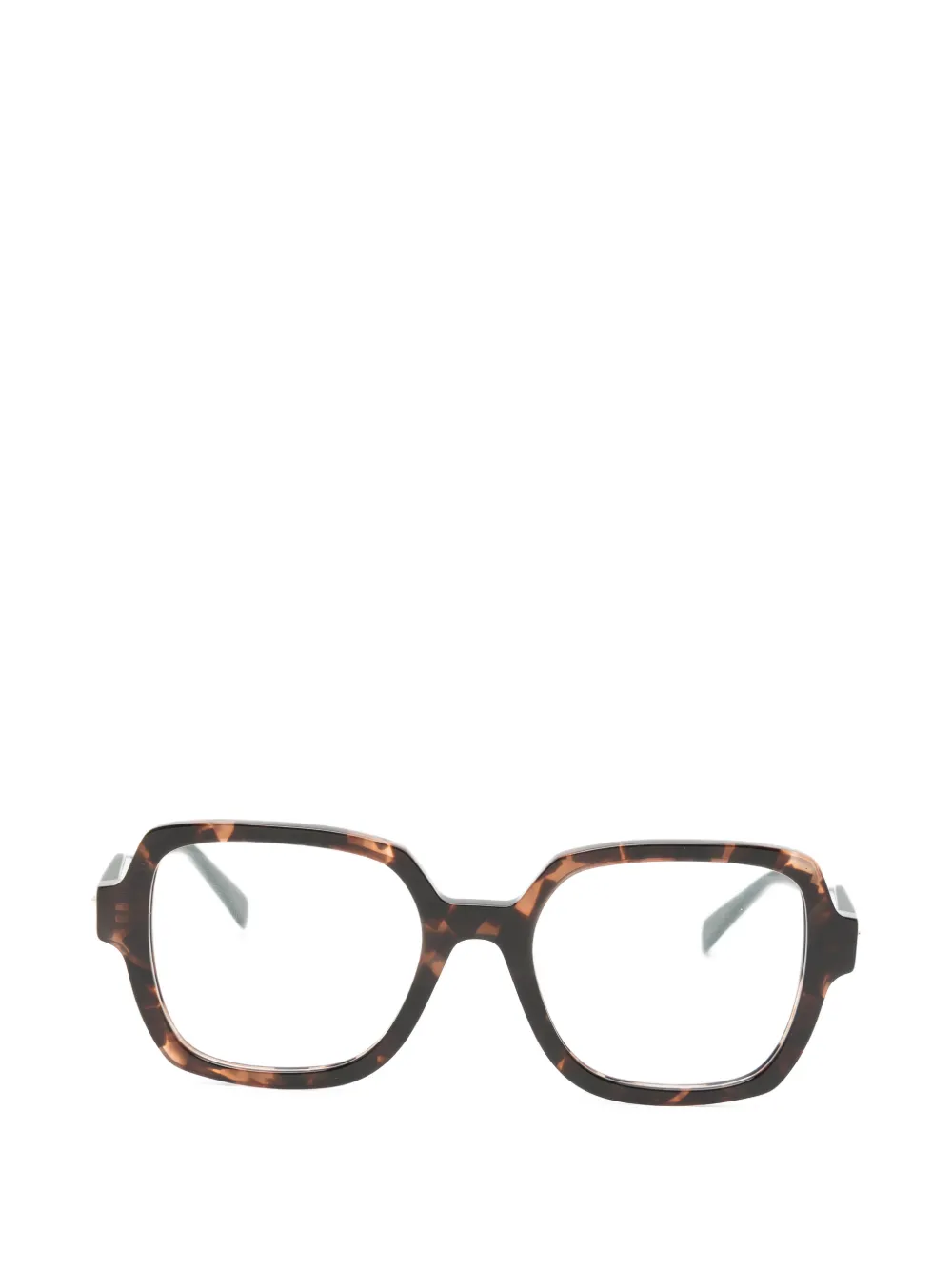 Zadig&Voltaire Occhiali geometrici con effetto tartarugato - Marrone