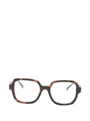 ?Longcham Square Eyeglass Frames - Neutral Tortoiseshell Excellent condition? Longchamp Tortoiseshell Square Glasses | Brown | FARFETCH JO main image 4