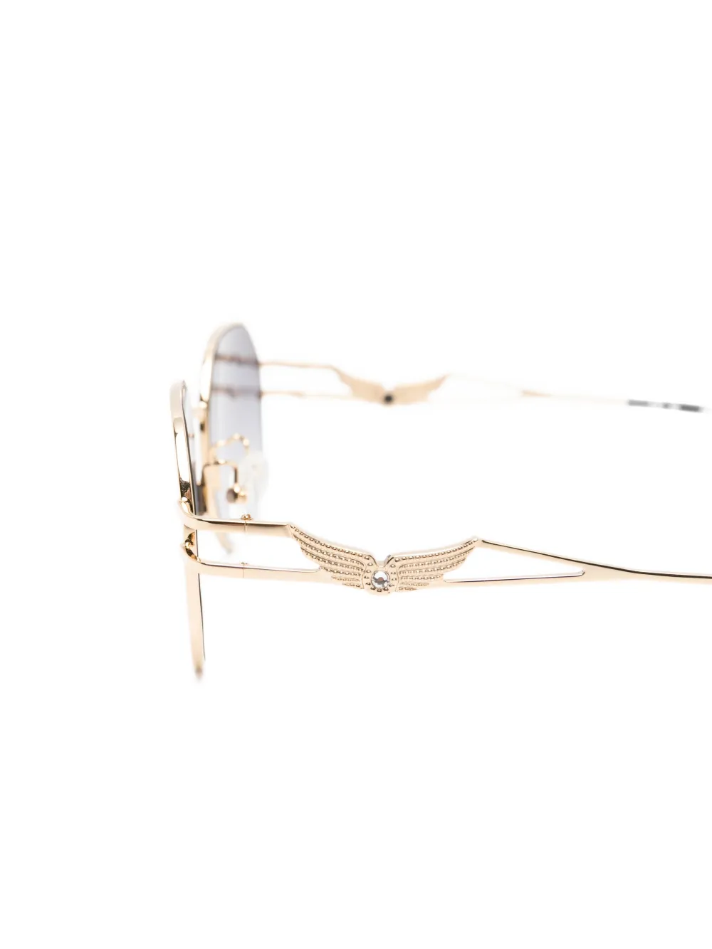 Zadig&Voltaire Wings zonnebril met geometrisch montuur Goud