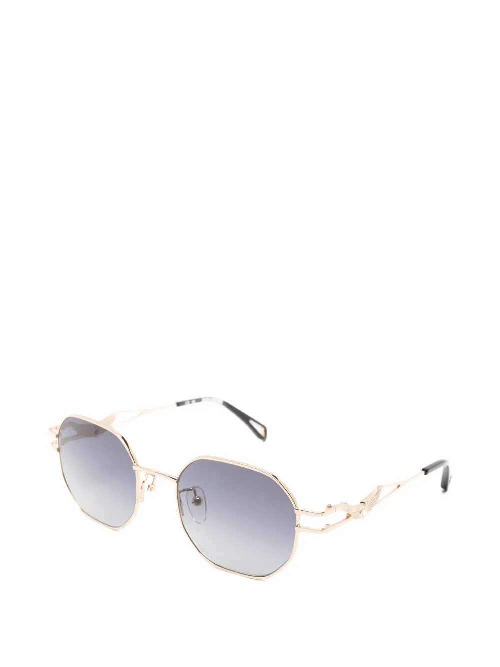 Zadig&Voltaire Wings zonnebril met geometrisch montuur Goud