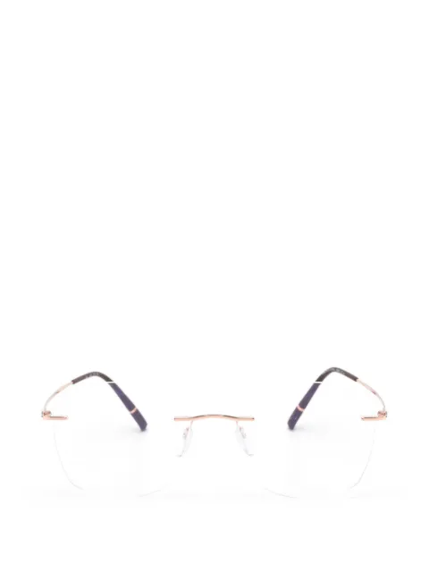 Silhouette rimless geometric-frame glasses