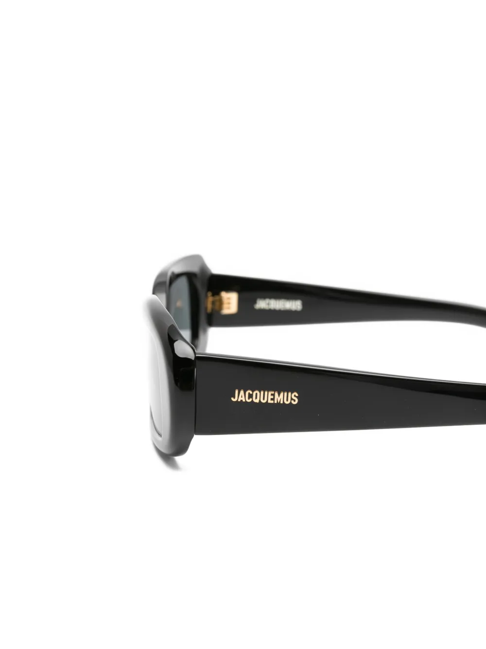 Jacquemus Jac zonnebril met vierkant montuur Zwart