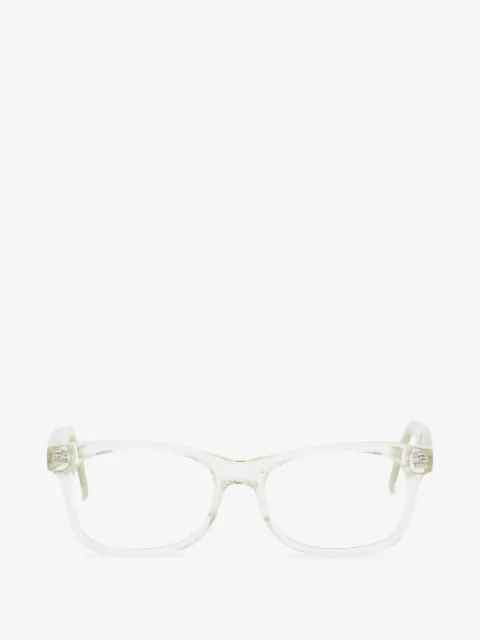 Sociel rectangle-frame glasses