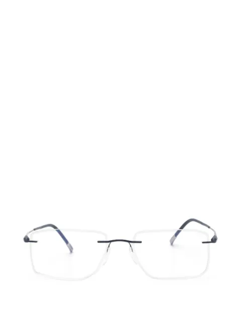 Silhouette rimless rectangle-frame glasses